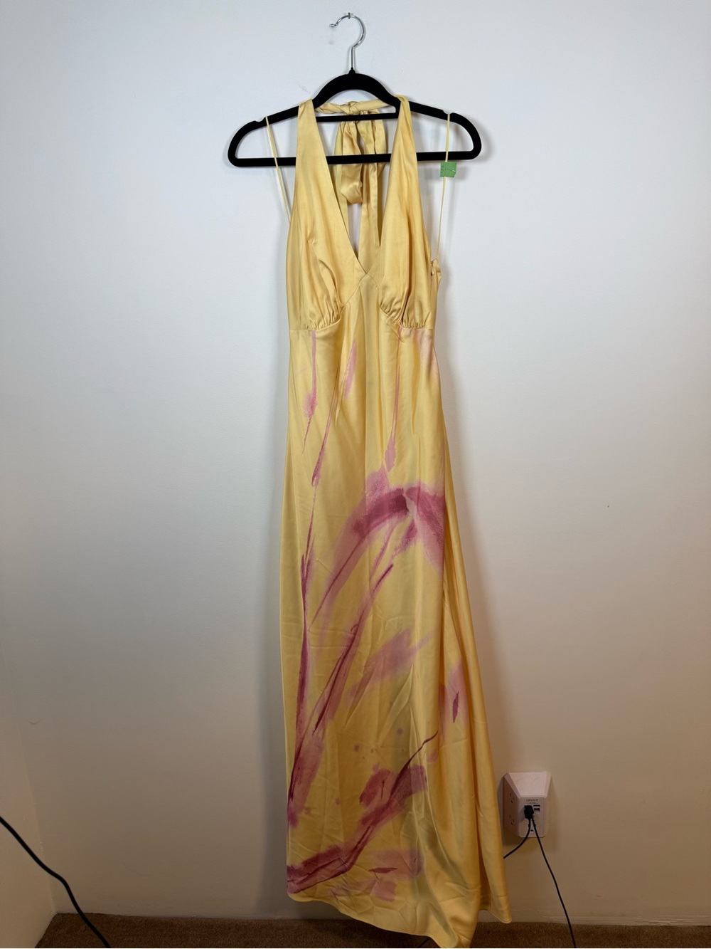Abercrombie Julia slip halter maxi dress